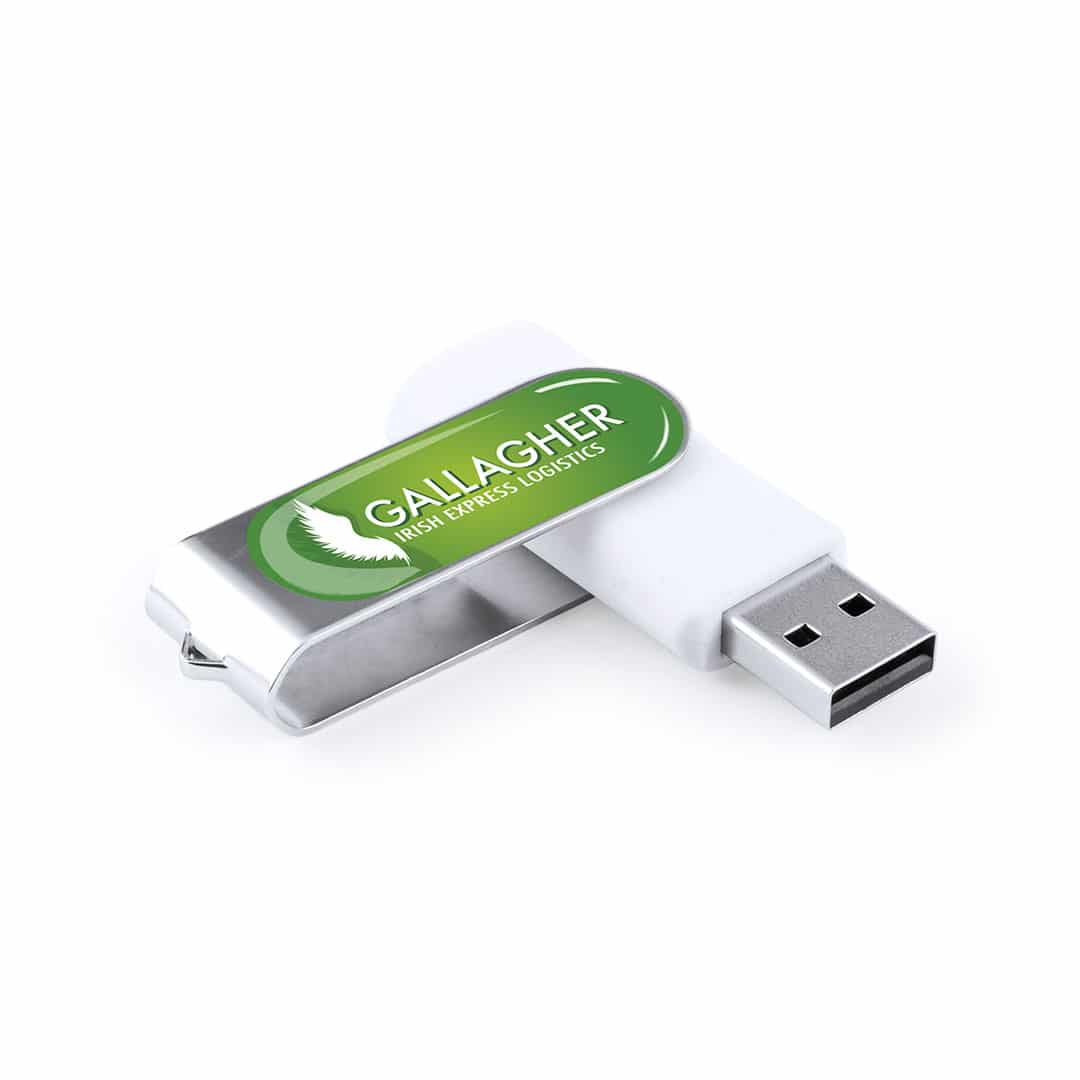 Clé USB personnalisable Luky 1Go doré - Cadeaux Et Hightech